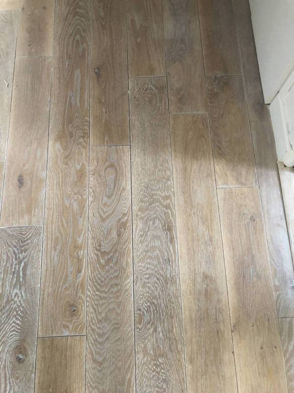 Parquet massif brossé et huilé huile Bona Craft Oil 2K à Le Vésinet