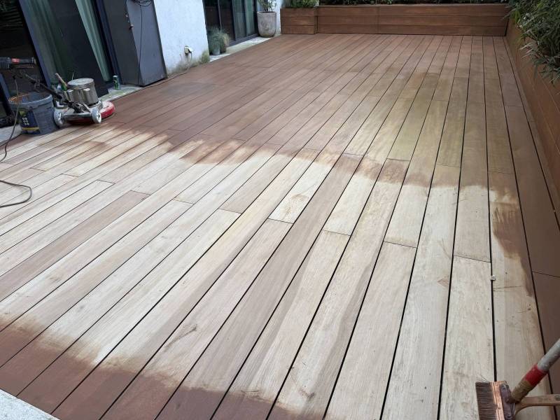 Application du saturateur Rubio Monocaot 